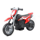 Moto Elettrica per Bambini 6V Motocross Rossa-2