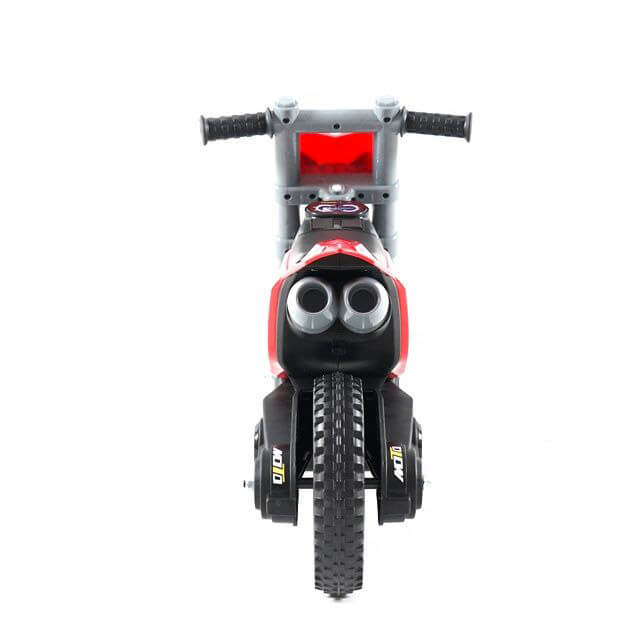 Moto Elettrica per Bambini 6V Motocross Rossa-5
