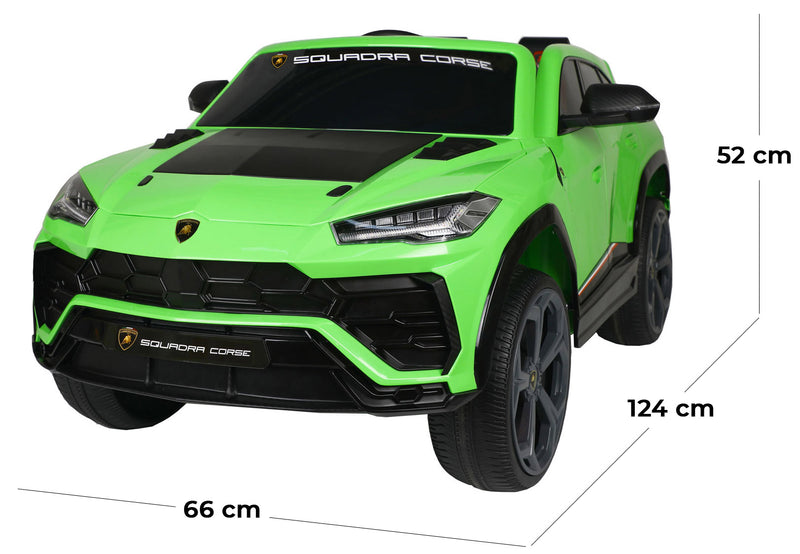 Macchina Elettrica per Bambini 12V Lamborghini Urus ST-X Verde-4