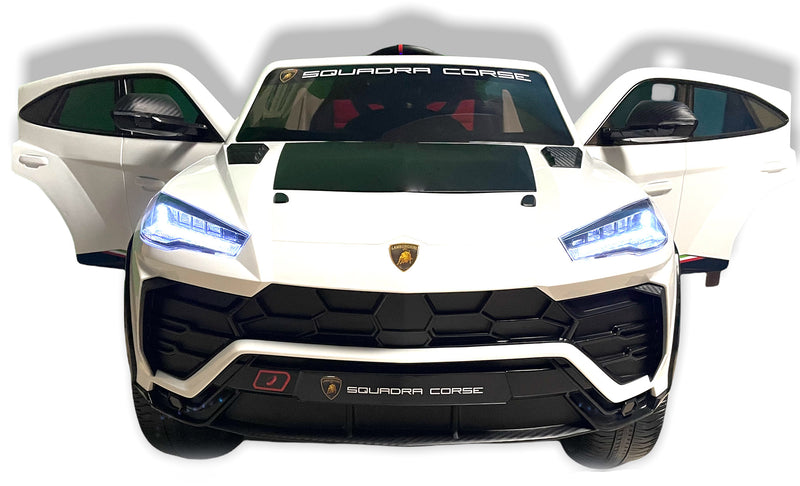 Macchina Elettrica per Bambini 12V Lamborghini Urus ST-X Bianco-4
