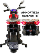 Moto Elettrica per Bambini 12V ZZR Rossa-4
