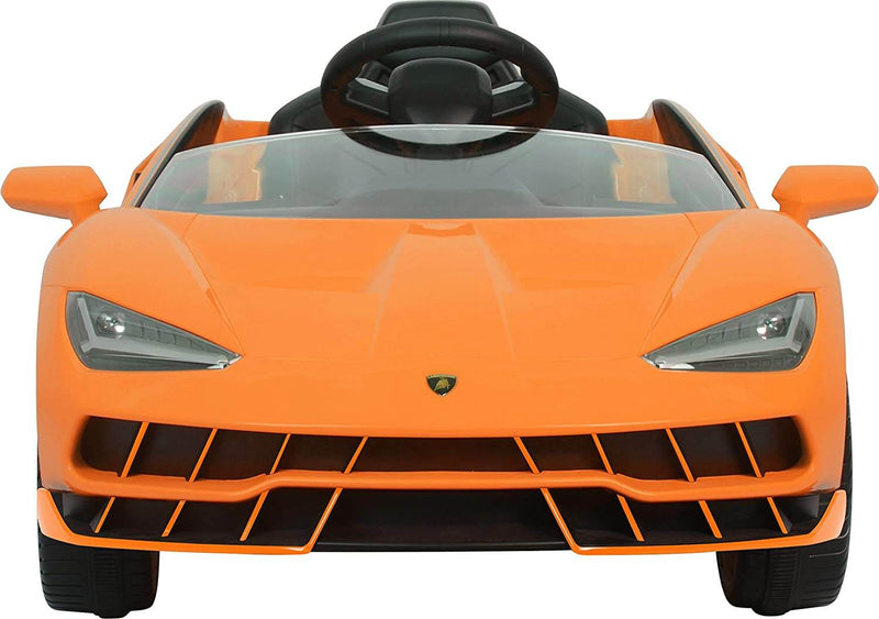 Macchina Elettrica per Bambini 12V Lamborghini Centenario Arancione-2