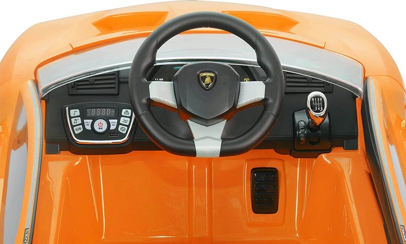Macchina Elettrica per Bambini 12V Lamborghini Centenario Arancione-9