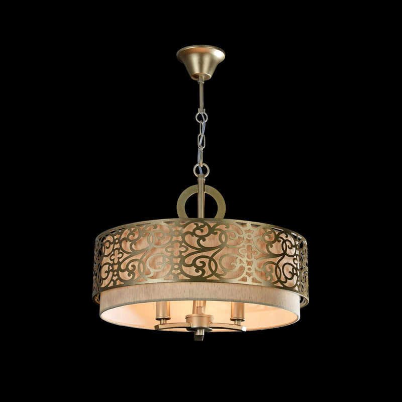 Lampada pendente House in Metallo Venera Ottone-2