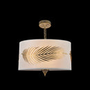 Lampada pendente House in Metallo Farn Oro-3