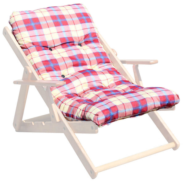 Cuscino per Poltrona Relax 56x16x110h cm in Cotone Rosso online