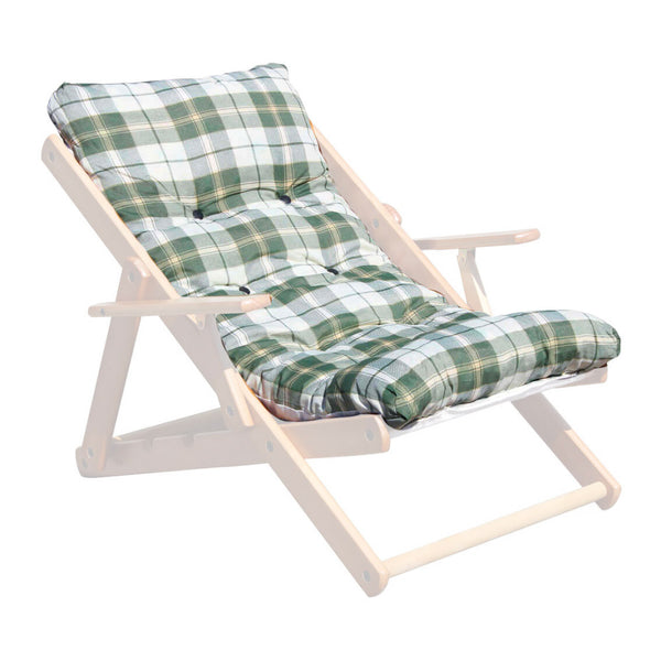 Cuscino per Poltrona Relax 56x16x110h cm in Cotone Verde prezzo