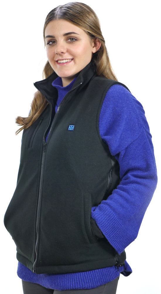 Gilet Riscaldante Unisex 3 Temperature con Powerbank Mediashopping Nero Varie Misure sconto