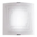 Applique Decoro Glitterato Quadrata Vetro Lampada a Parete Moderna E27 Ambiente I-CONCEPT/AP26-1