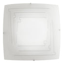 Plafoniera Vetro Quadrata Decoro Glitterato Lampada Moderna Interni E27 Ambiente I-CONCEPT/PL50-1