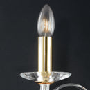Applique Classica Cristallo Finitura Oro Lampada da Parete E14 Ambiente I-EPOQUE/AP2-2
