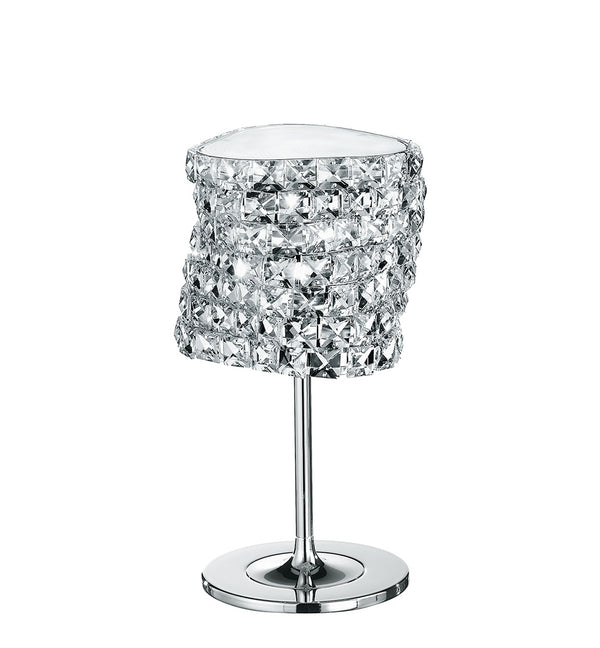 Lume Cristalli K9 Metallo Cromato Diffusore Lampada da Tavolo Moderna G9 acquista