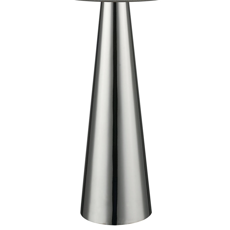 Lume Argento Moderno Fusto Alluminio Diffusore Lampada da Tavolo G9 Ambiente I-HEMINGUAY/L-3