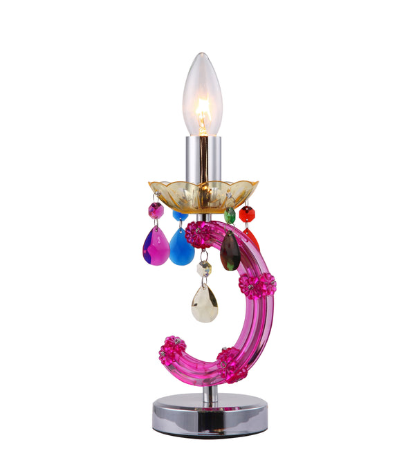 online Lume Acrilico Multicolor Pendagli Goccia Lampada da Tavolo Moderna E14