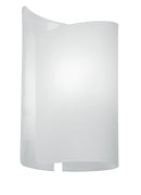 Applique Alluminio Vetro Bianco Lampada da Parete Moderna E27 Ambiente I-IMAGINE-AP-1