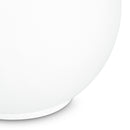 Lumetto Sferico Vetro Bianco Lampada da Tavolo Moderno E27 Ambiente I-LAMPD/L15-2