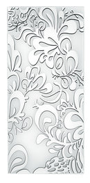 Vetro di Ricambio Rettangolare per Plafoniera Kappa decoro Floreale 56x25,8 cm Ambiente I-VKAPPA/M POISON-1