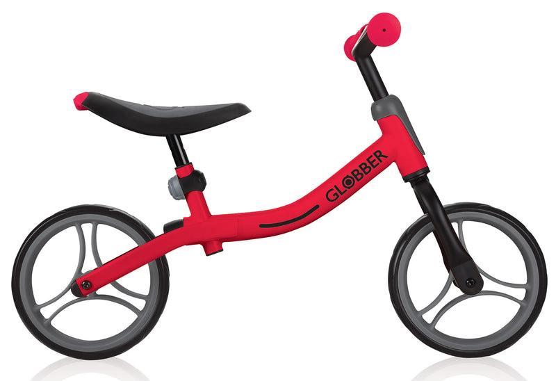 Bicicletta Pedagogica per Bambini 10" Senza Pedali Globber Go Bike Rossa-1