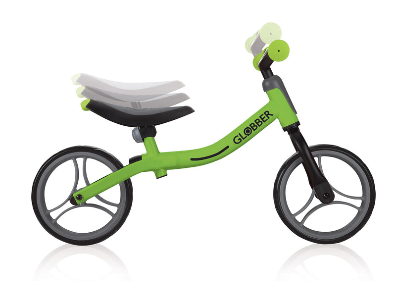 Bicicletta Pedagogica per Bambini 10" Senza Pedali Globber Go Bike Verde-5