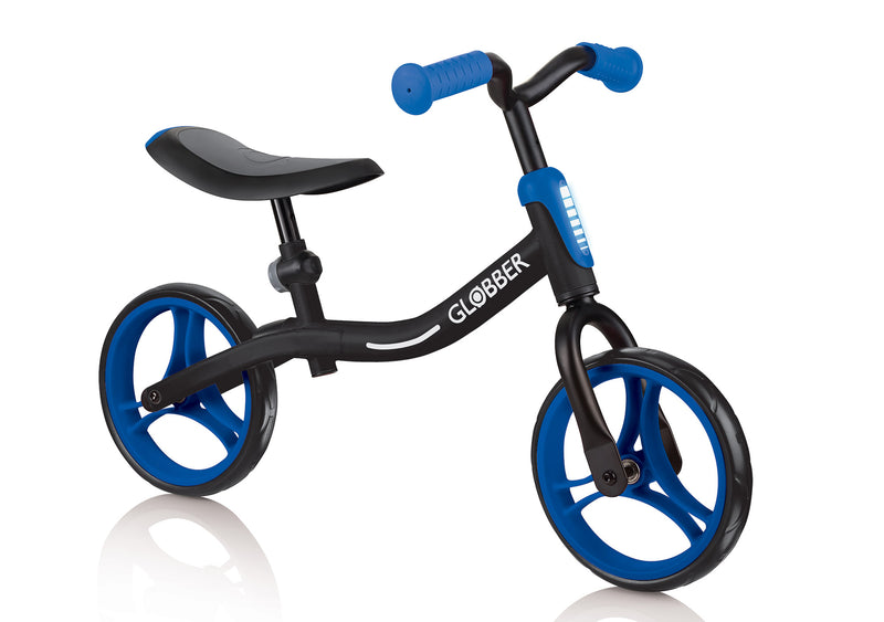 Bicicletta Pedagogica per Bambini 10" Senza Pedali Globber Go Bike Nero e Blu-4