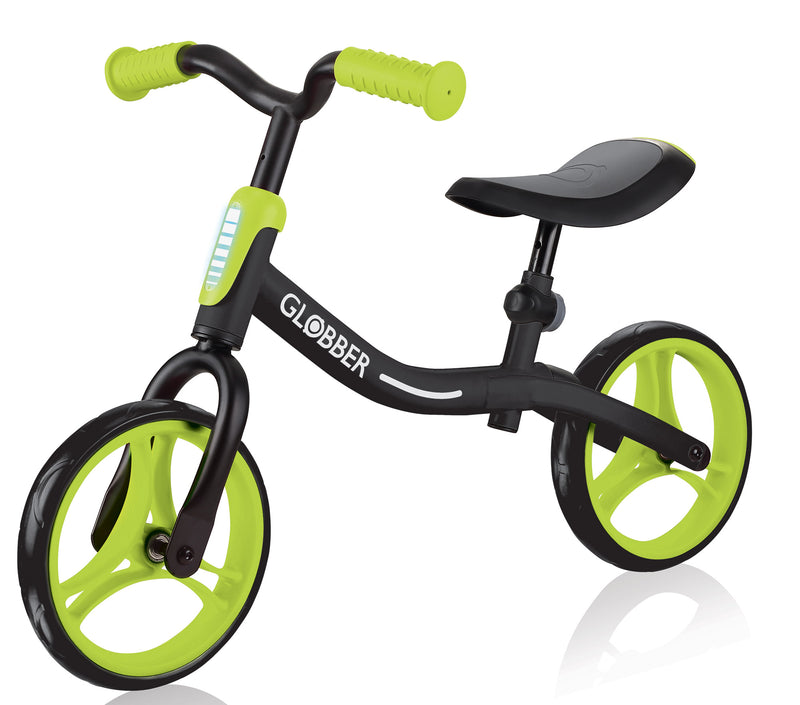 Bicicletta Pedagogica per Bambini 10" Senza Pedali Globber Go Bike Nero e Verde-2