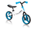 Bicicletta Pedagogica per Bambini 10" Senza Pedali Globber Go Bike Bianco e Azzurro-3
