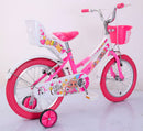 Bicicletta per Bambina 16" 2 Freni Magik-Bike Little Queen Rosa-4