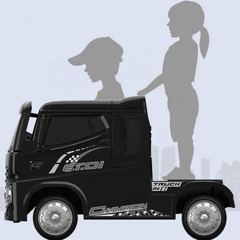 Camion Elettrico per Bambini 12V Truck Nero-10