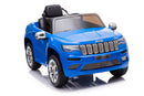 Macchina Elettrica per Bambini 12V Jeep Grand Cherokee Blu-10