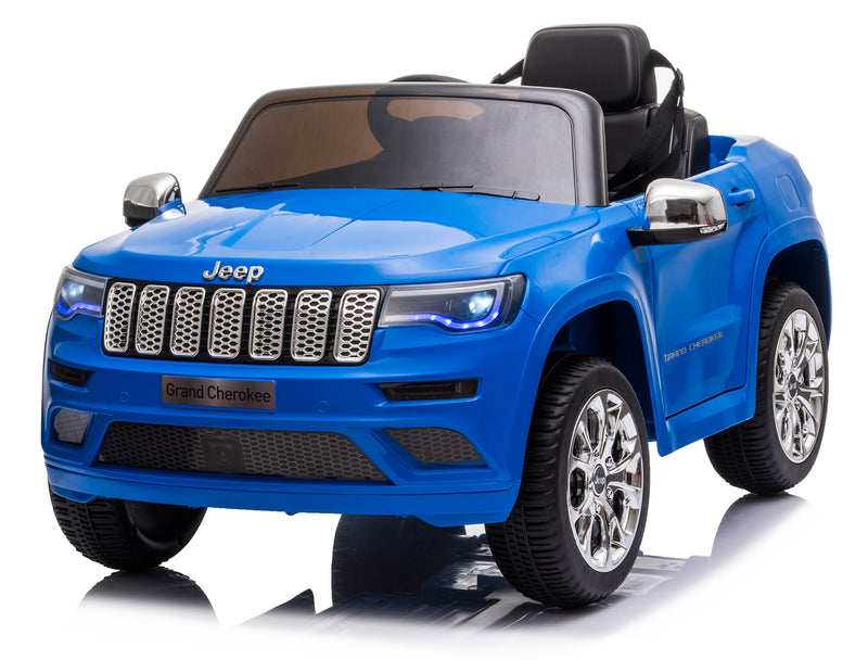 Macchina Elettrica per Bambini 12V Jeep Grand Cherokee Blu-1