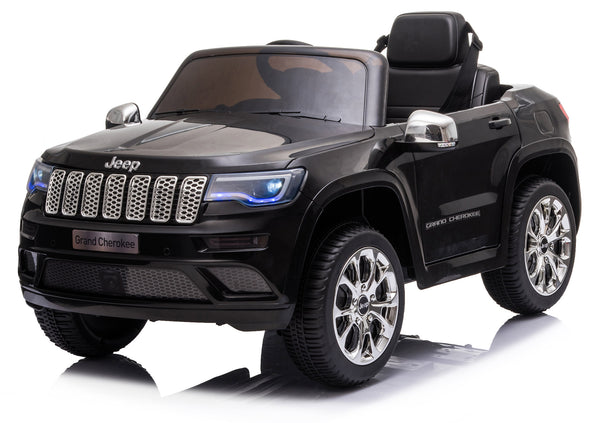 Macchina Elettrica per Bambini 12V con Licenza Jeep Grand Cherokee Nera sconto