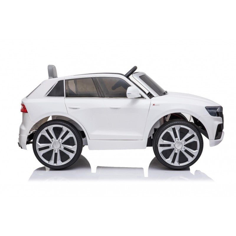 Macchina Elettrica per Bambini 12V Audi Q8 Bianca-10