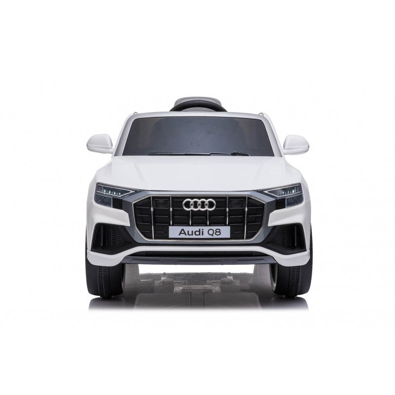 Macchina Elettrica per Bambini 12V Audi Q8 Bianca-2