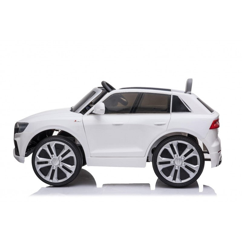 Macchina Elettrica per Bambini 12V Audi Q8 Bianca-3