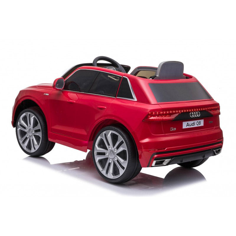 Macchina Elettrica per Bambini 12V Audi Q8 Rossa-4