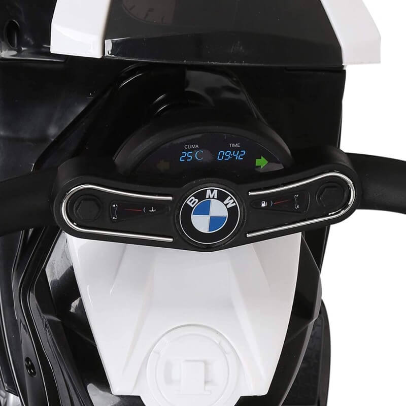 Mini Moto Elettrica per Bambini 6V BMW S1000RR Nera-3
