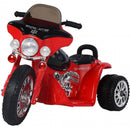 Moto Elettrica Polizia per Bambini 6V Police Rosso-1