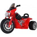 Moto Elettrica Polizia per Bambini 6V Police Rosso-2