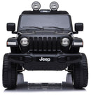 Macchina Elettrica per Bambini 12V 2 Posti Jeep Wrangler Rubicon Nera-2