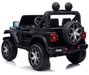 Macchina Elettrica per Bambini 12V 2 Posti Jeep Wrangler Rubicon Nera-4