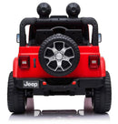Macchina Elettrica per Bambini 12V 2 Posti Jeep Wrangler Rubicon Rossa-10
