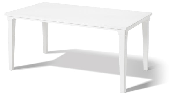sconto Tavolo da Giardino 165x94x74 cm in Resina Keter Futura Bianco
