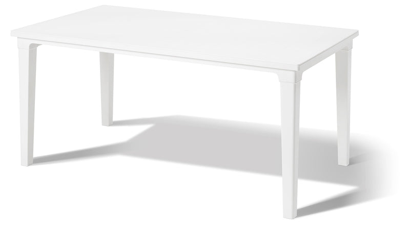 Tavolo da Giardino 165x94x74 cm in Resina Keter Futura Bianco-1