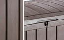 Baule Cassapanca da Esterno 128x61x65 cm in Resina Effetto Legno Keter Glenwood Marrone-5