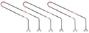 Kit 3 Montanti Aggancio Bicicletta per Portabiciclette Urbany Kit 106-1