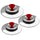 Coperchi Magici Cooker Antiodore Ventur Magic in Acciaio Inox 18/10 Pomello Rosso Varie Misure