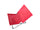 Sedia Mare Spiaggina Pieghevole 55x45x52 cm in Acciaio e Tessuto Oxford  Rosso