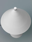 Lampada da Tavolo a LED Ø25xH45 cm in Metallo Indi Bianco-4