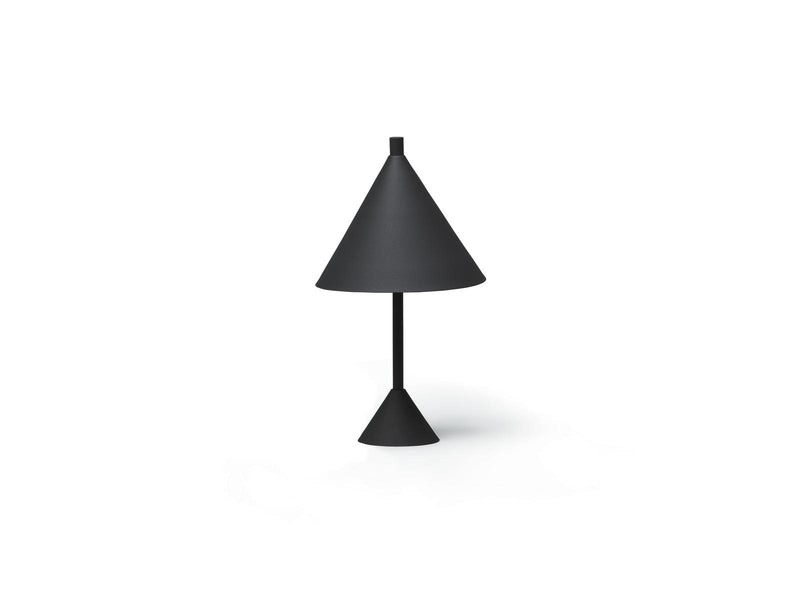 Lampada da Tavolo a LED Ø25xH45 cm in Metallo Indi Nero-1