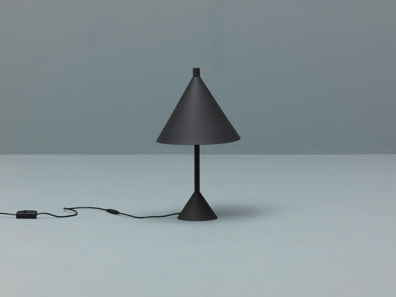 Lampada da Tavolo a LED Ø25xH45 cm in Metallo Indi Nero-2